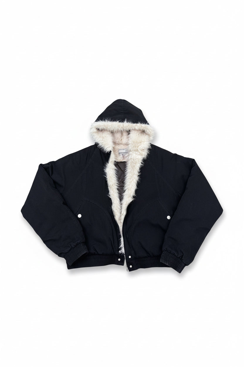 Reversible fur jacket