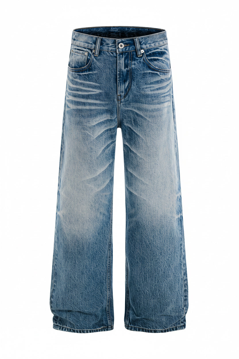 Vintage Blue Denim Jeans