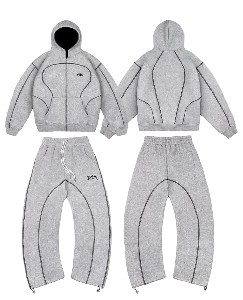 Hip Hop Loose Sweatpants Set
