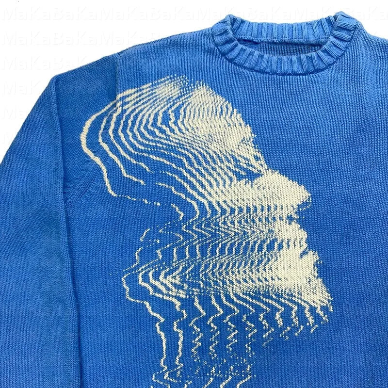 O-Neck Street Knit Sweater