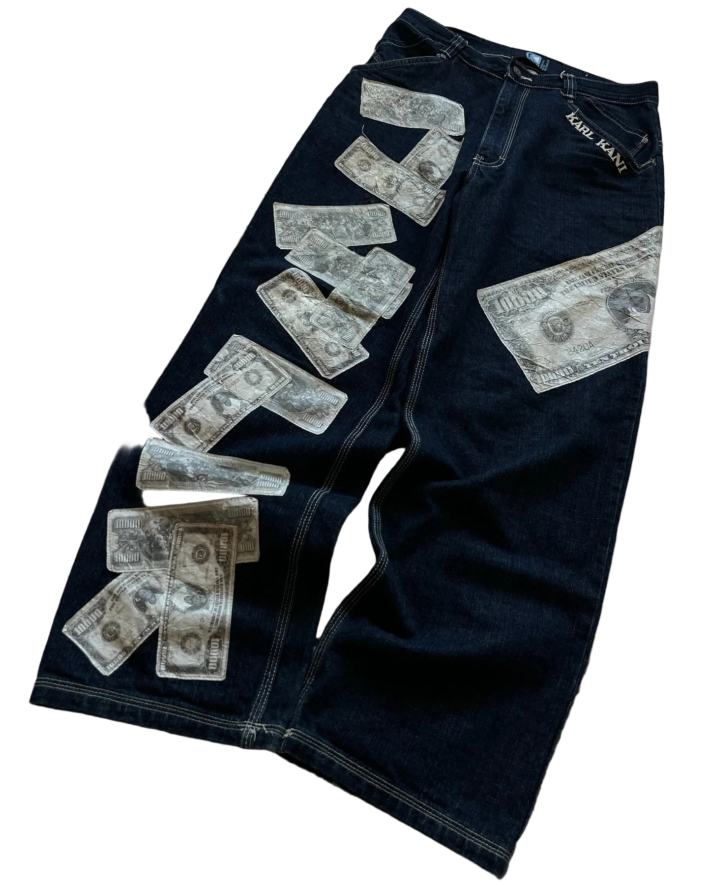 Money Print Twin Jeans