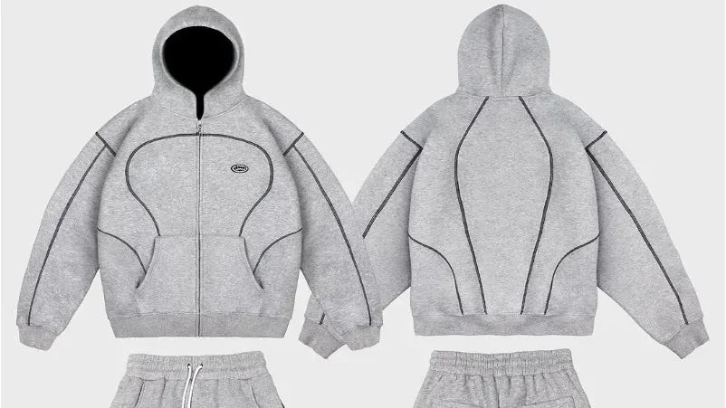 Hip Hop Loose Sweatpants Set