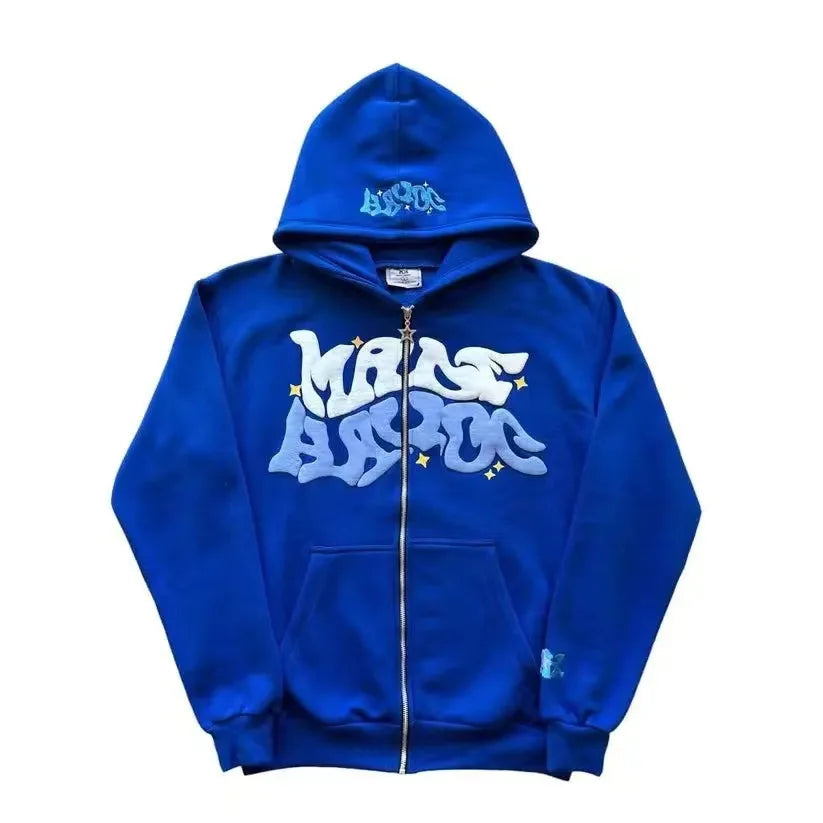Retro Star Zip Hoodie