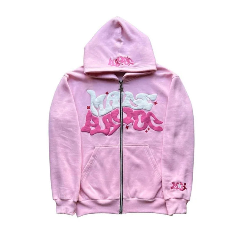 Retro Star Zip Hoodie
