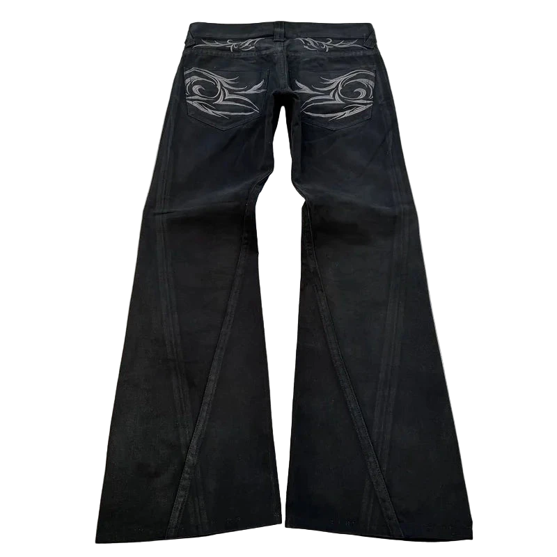 Tribal Flared Jeans