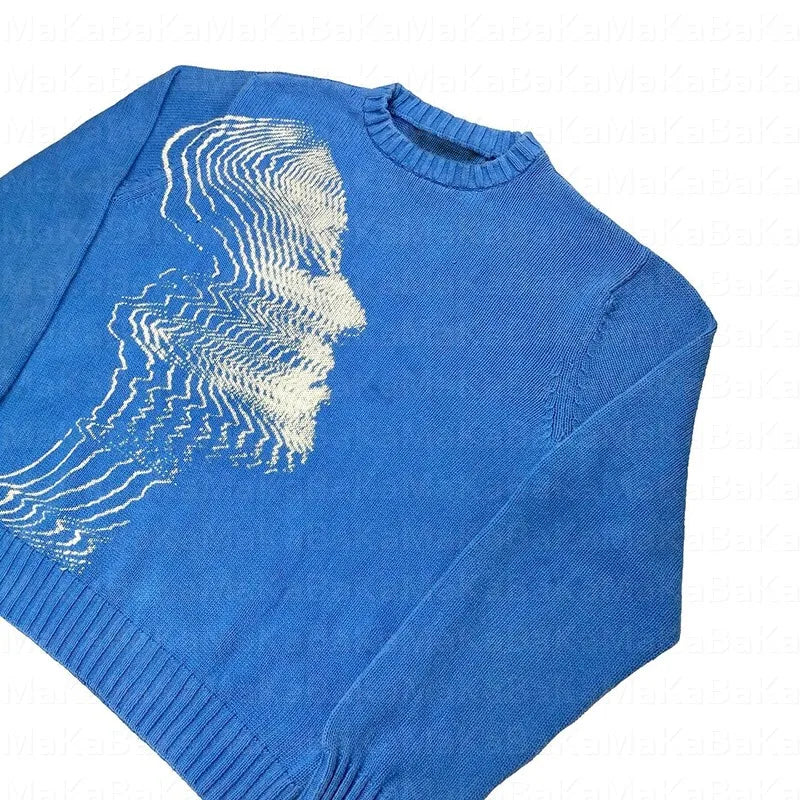O-Neck Street Knit Sweater