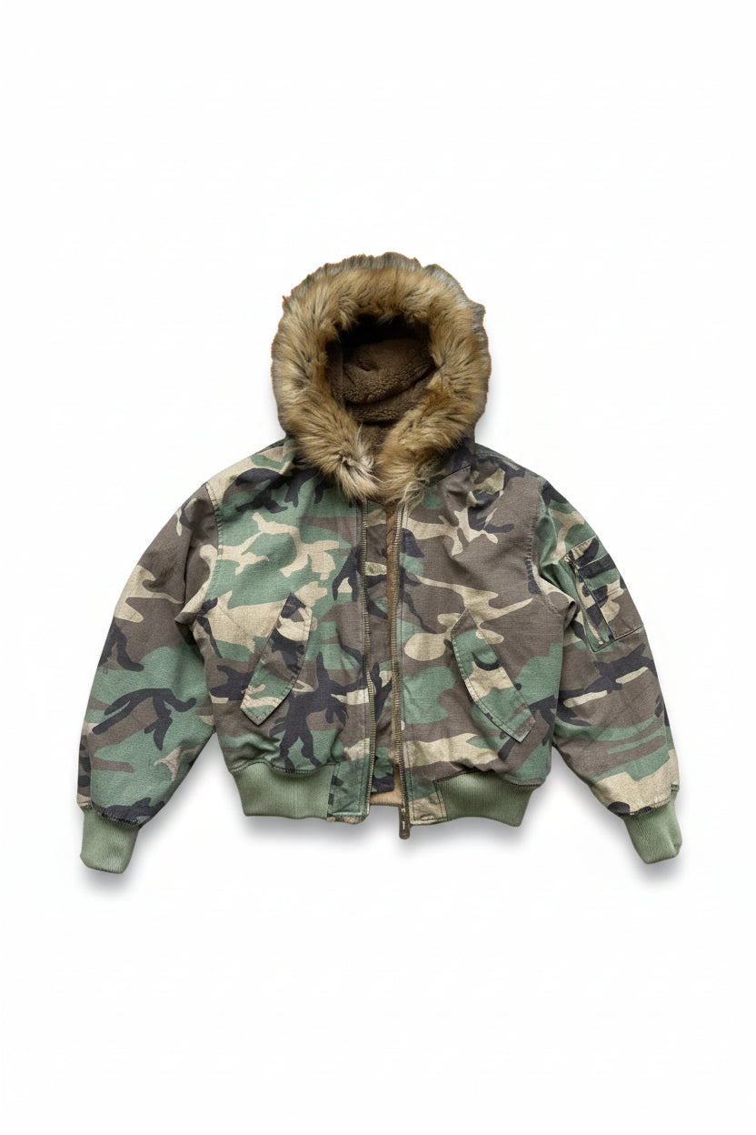 Military Camo Winter Coat
