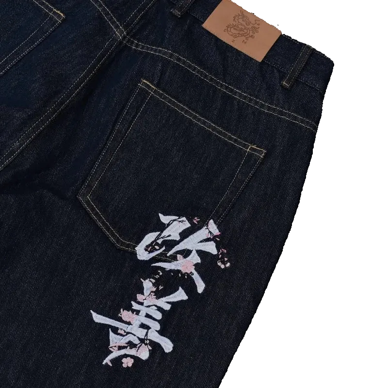 Patchwork Y2K Denim Jeans