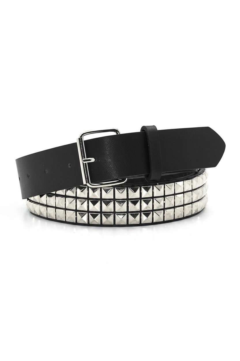 Pyramid Rivet Belt – Stushed