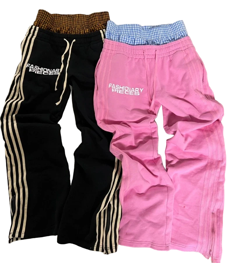 Y2K Striped Baggy Pants