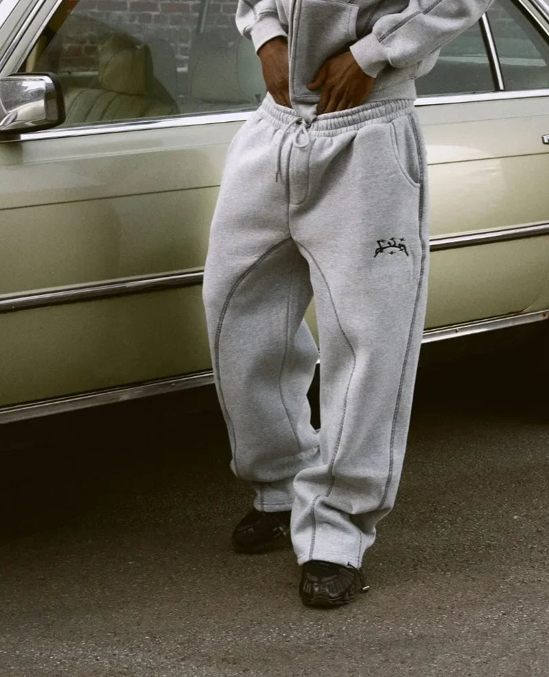Hip Hop Loose Sweatpants Set