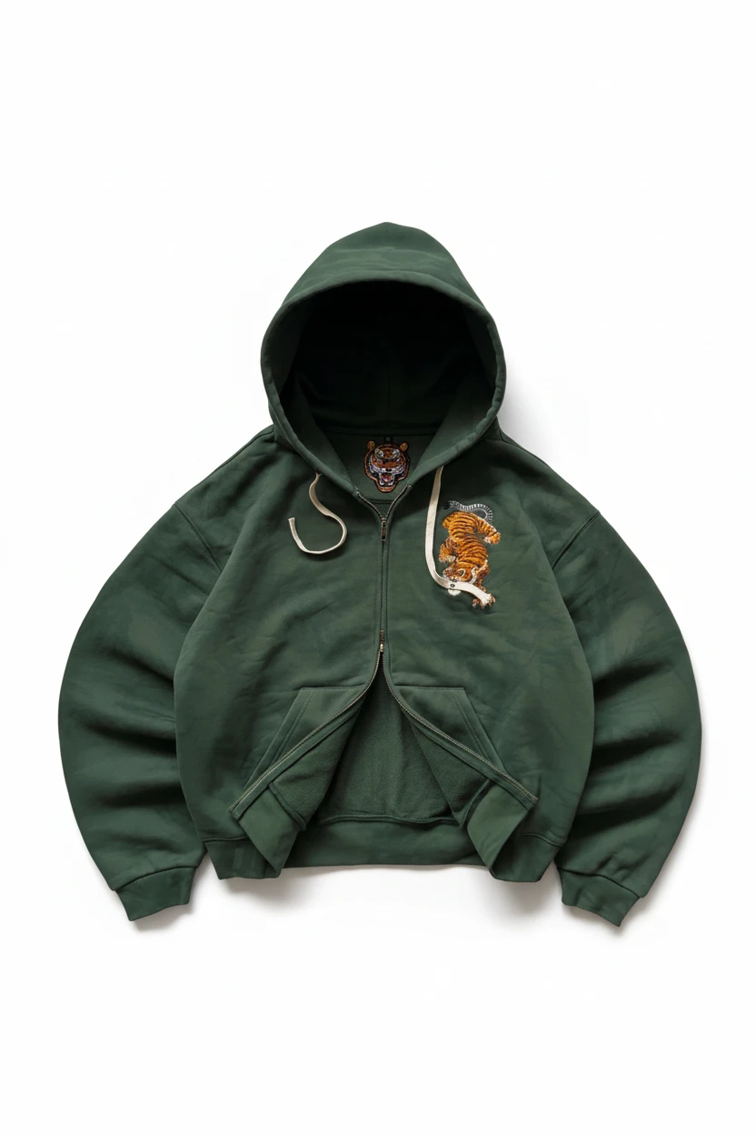 Tiger Jaw Zip Hoodie