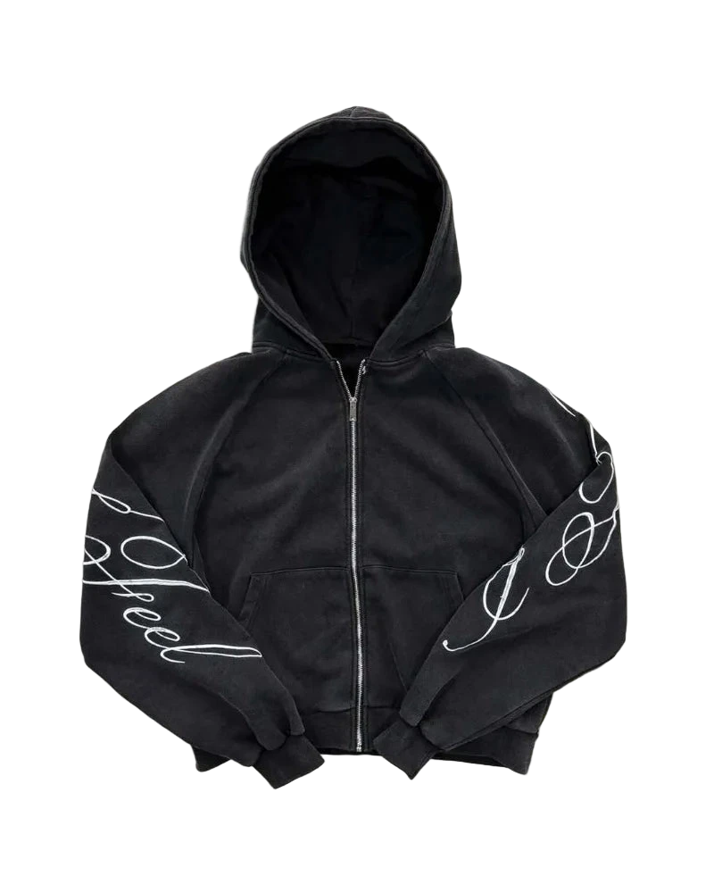 Y2K Gothic Letter Hoodie
