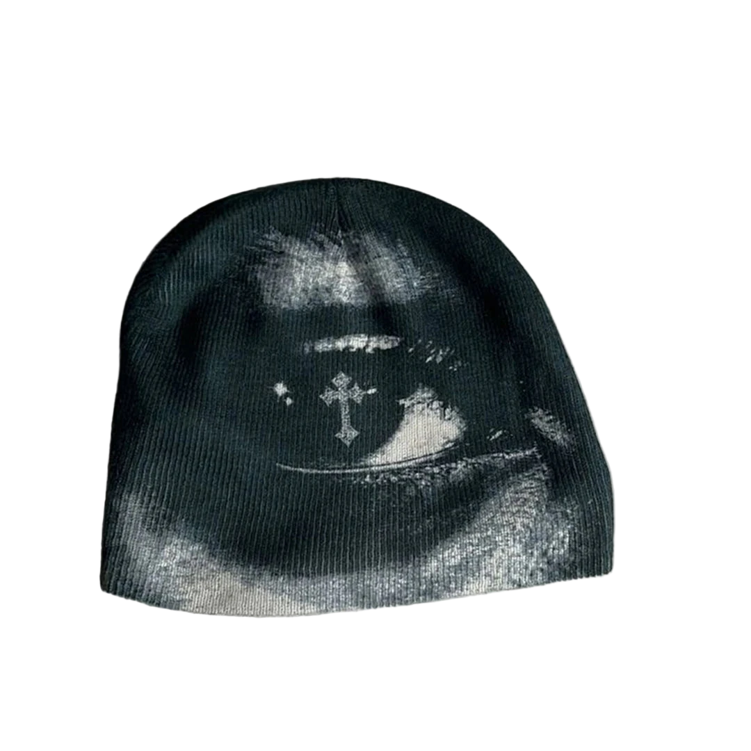 Cross-Eye Retro Beanie