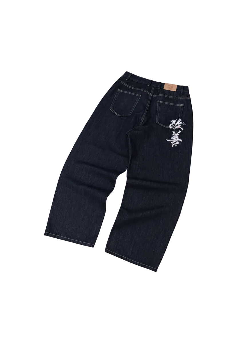 Patchwork Y2K Denim Jeans