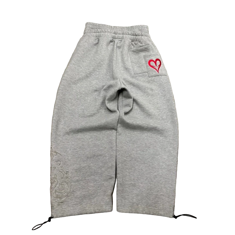 Poker Embroidered Sweatpants