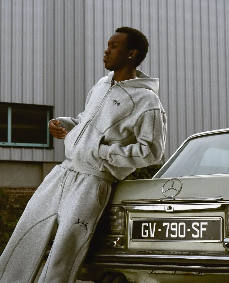 Hip Hop Loose Sweatpants Set