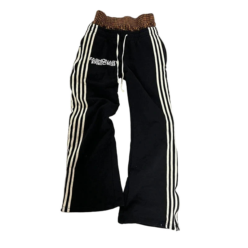 Y2K Striped Baggy Pants