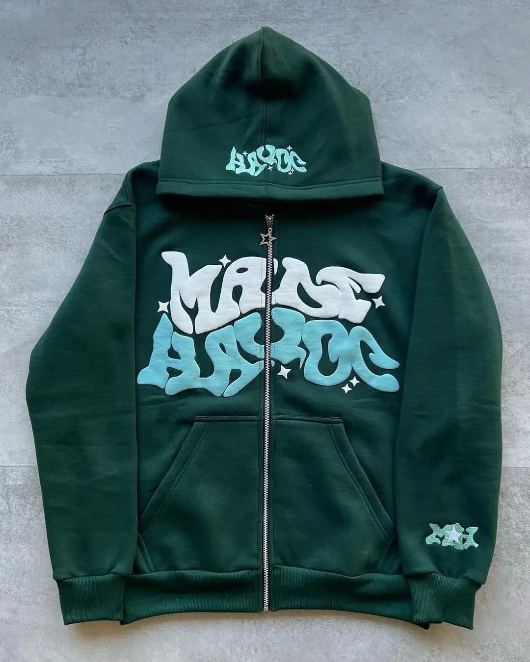Retro Star Zip Hoodie