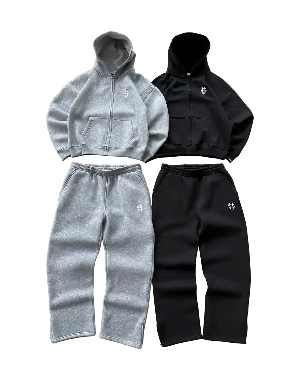 Retro Y2K Hoodie & Sweatpants Set