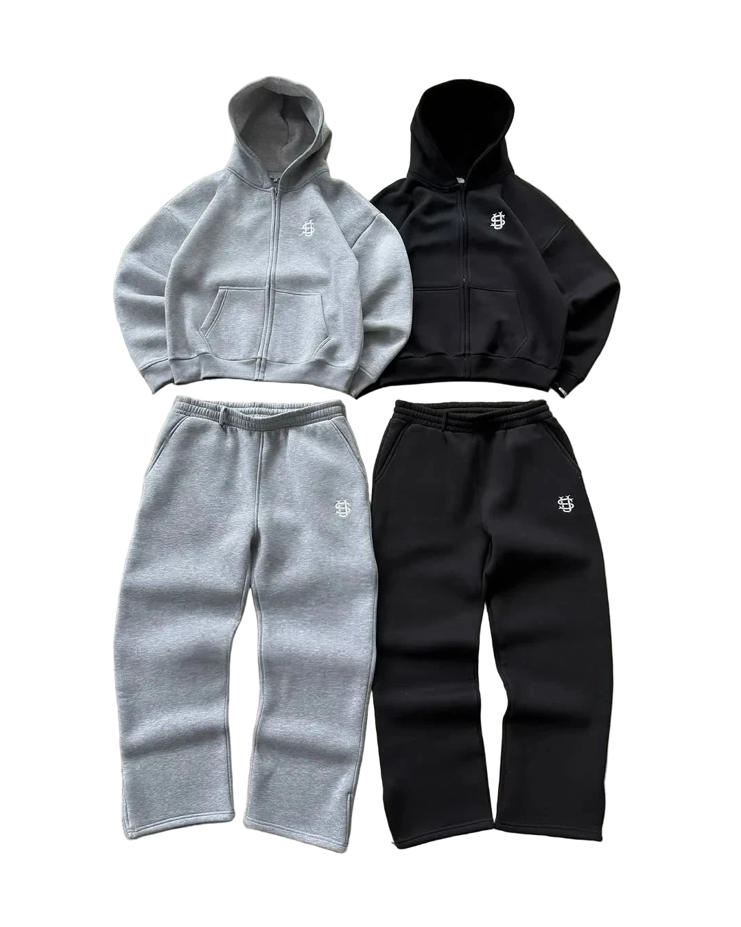 Retro Y2K Hoodie & Sweatpants Set