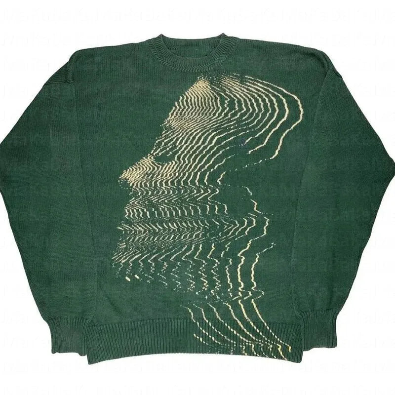 O-Neck Street Knit Sweater