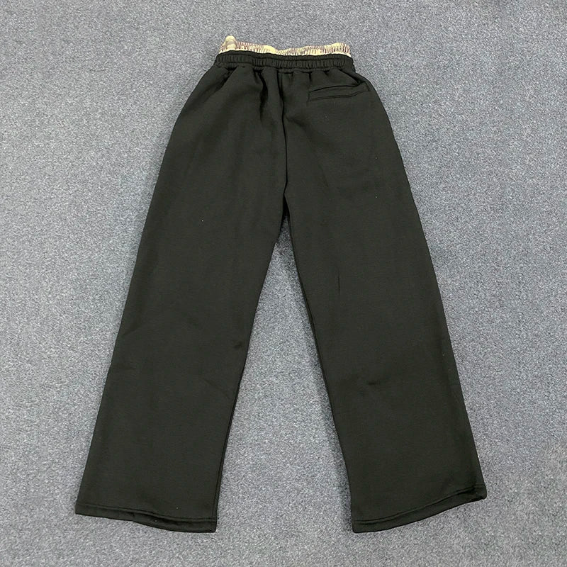 Leopard Embroidered Sweatpants