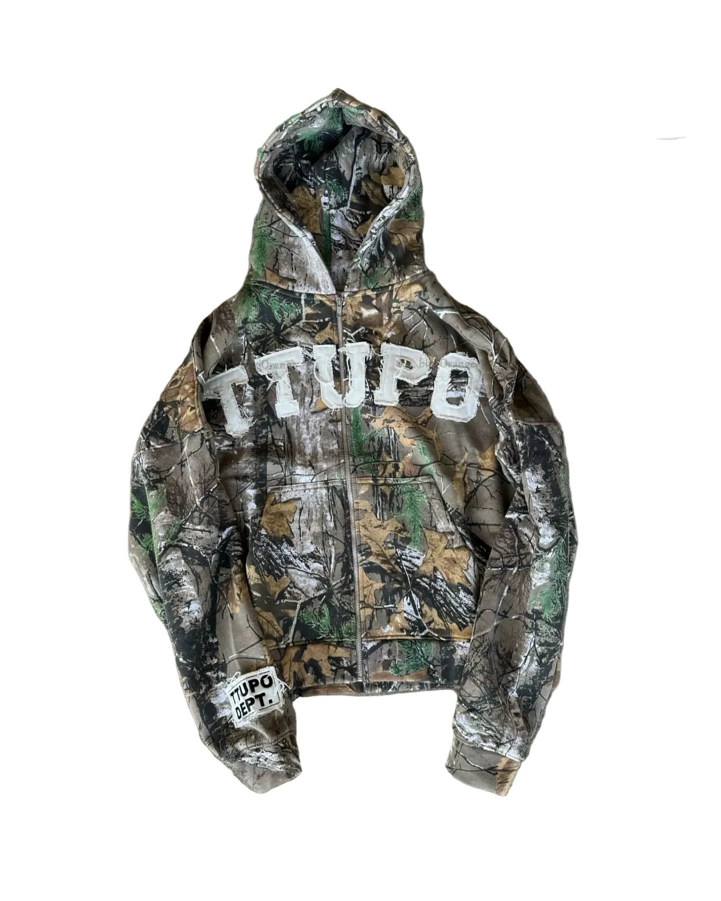 Streetwear 05 Y2K Camo Zip Hoodie