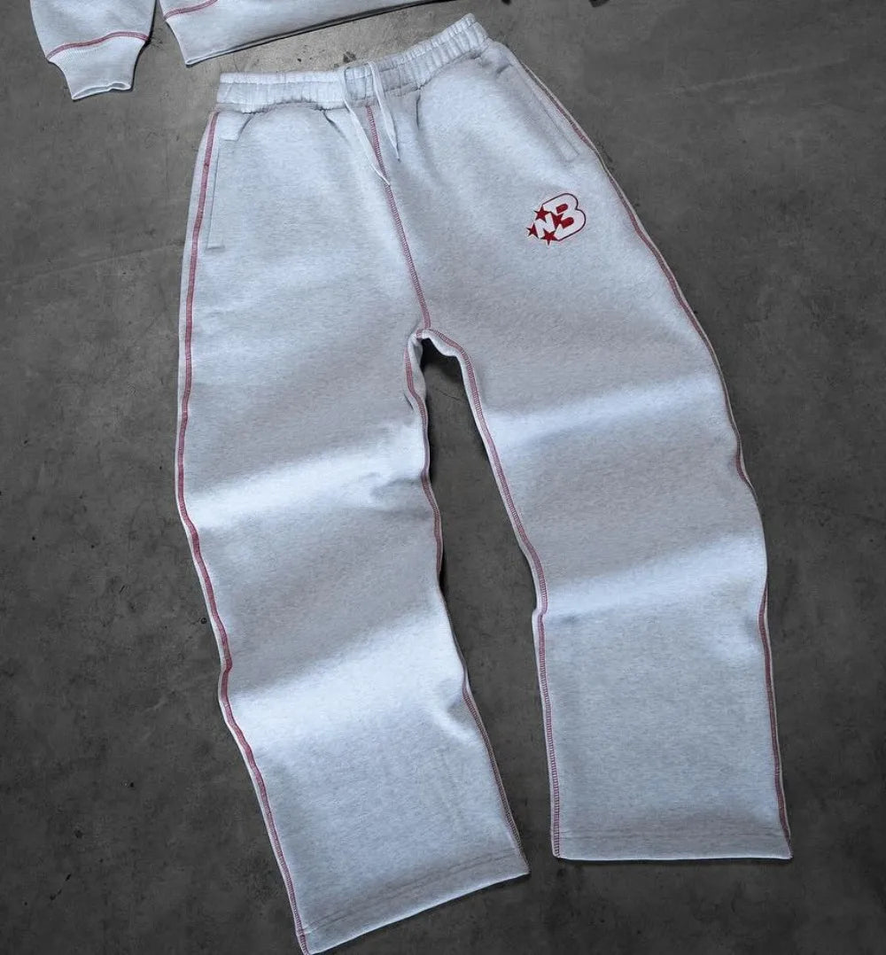 Y2K Two-Piece Hoodie & Sweatpants Set