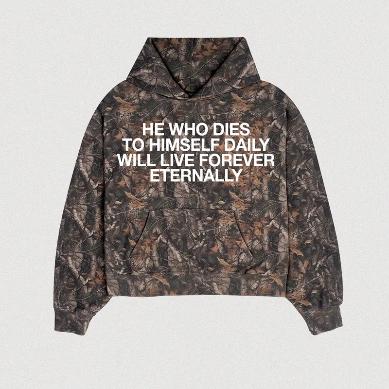 Retro Camouflage Hoodie