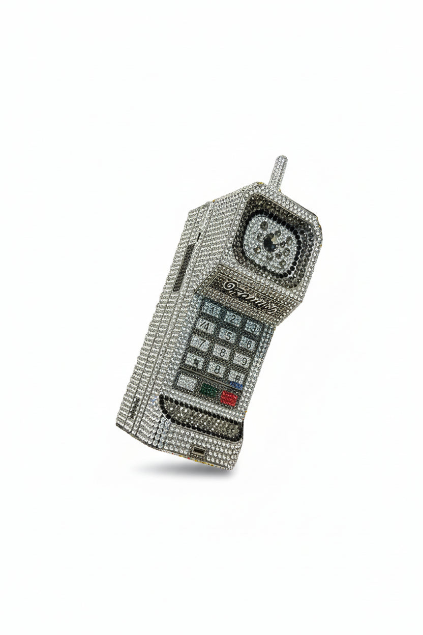DIAMOND PHONE CLUTCH