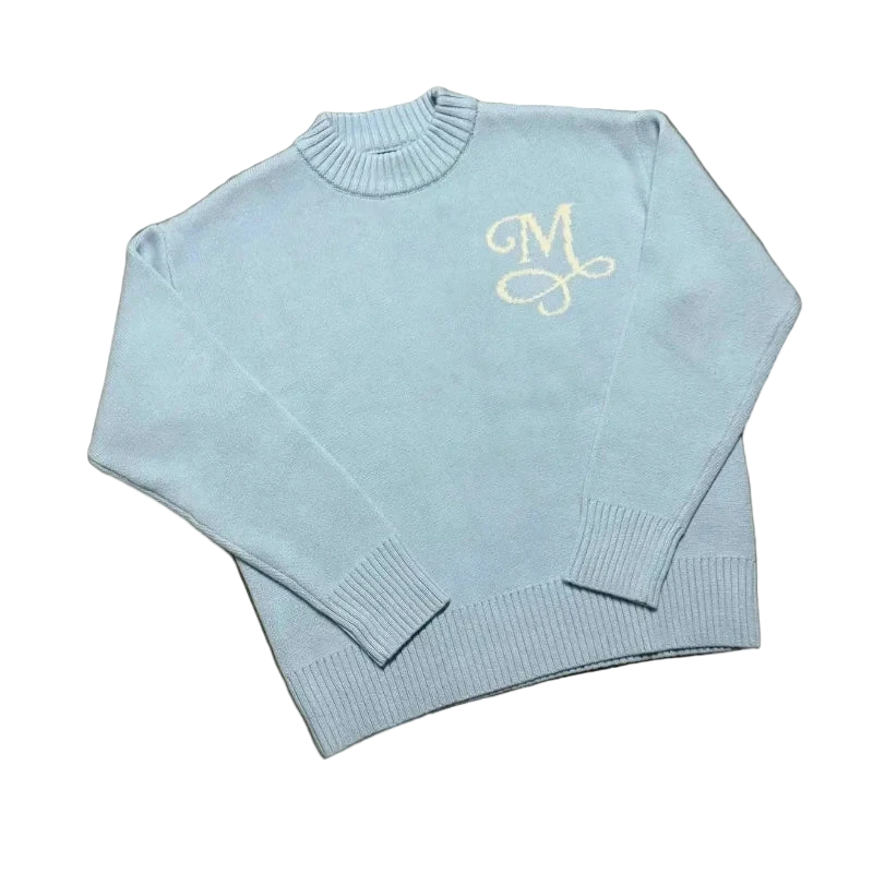 Logo Boxy Knit Sweater