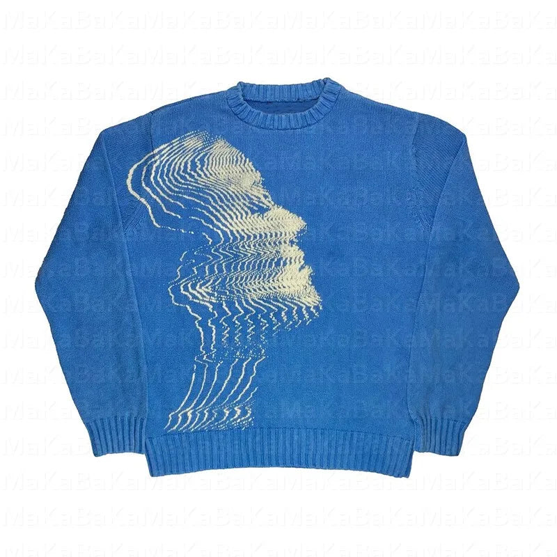 O-Neck Street Knit Sweater