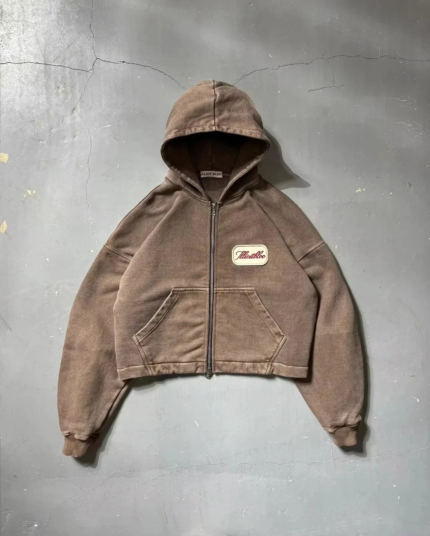 Y2K Letter Patch Hoodie