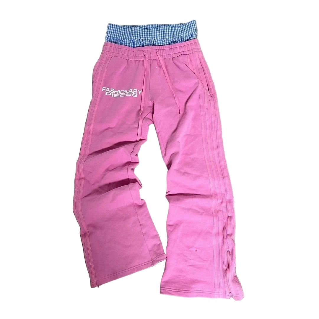 Y2K Striped Baggy Pants