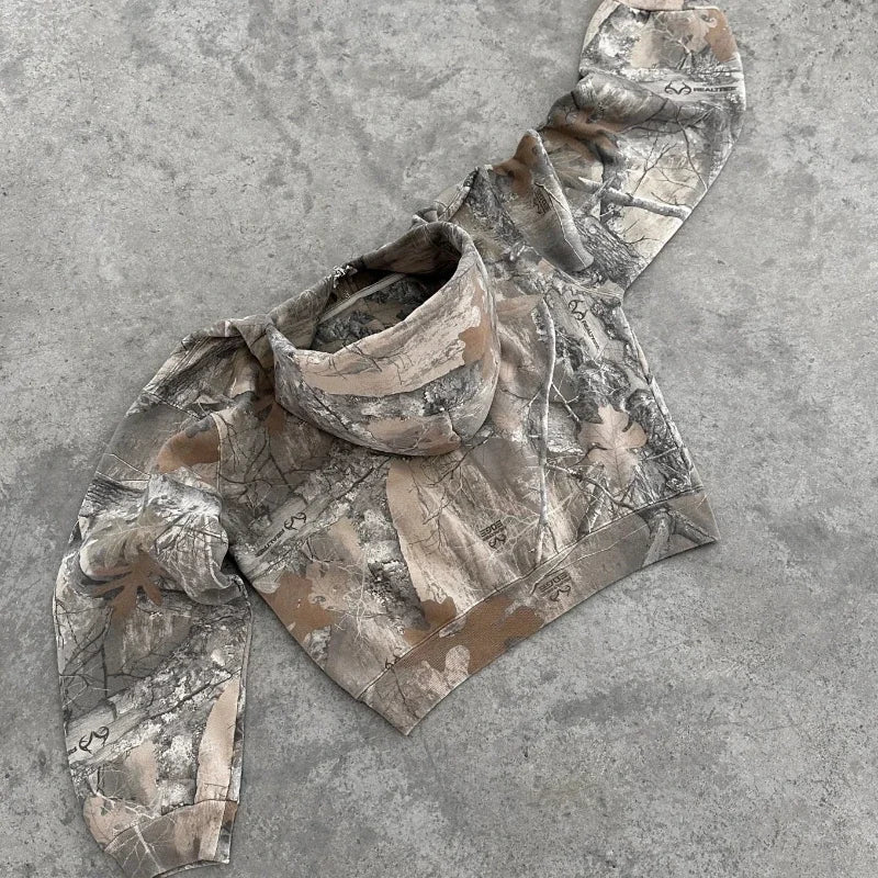 Y2K Camo Zip/Hoodie