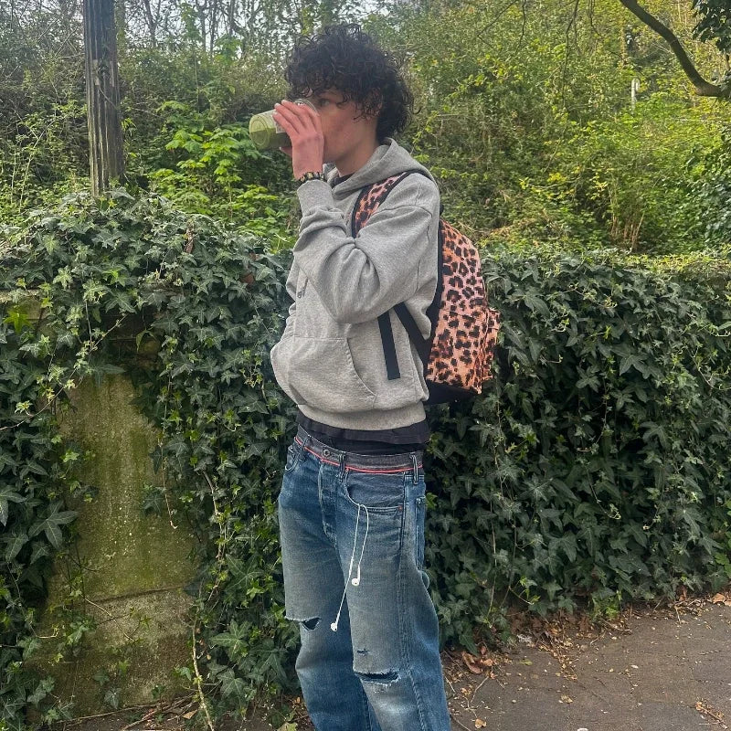 Y2K Smoke Print Hoodie