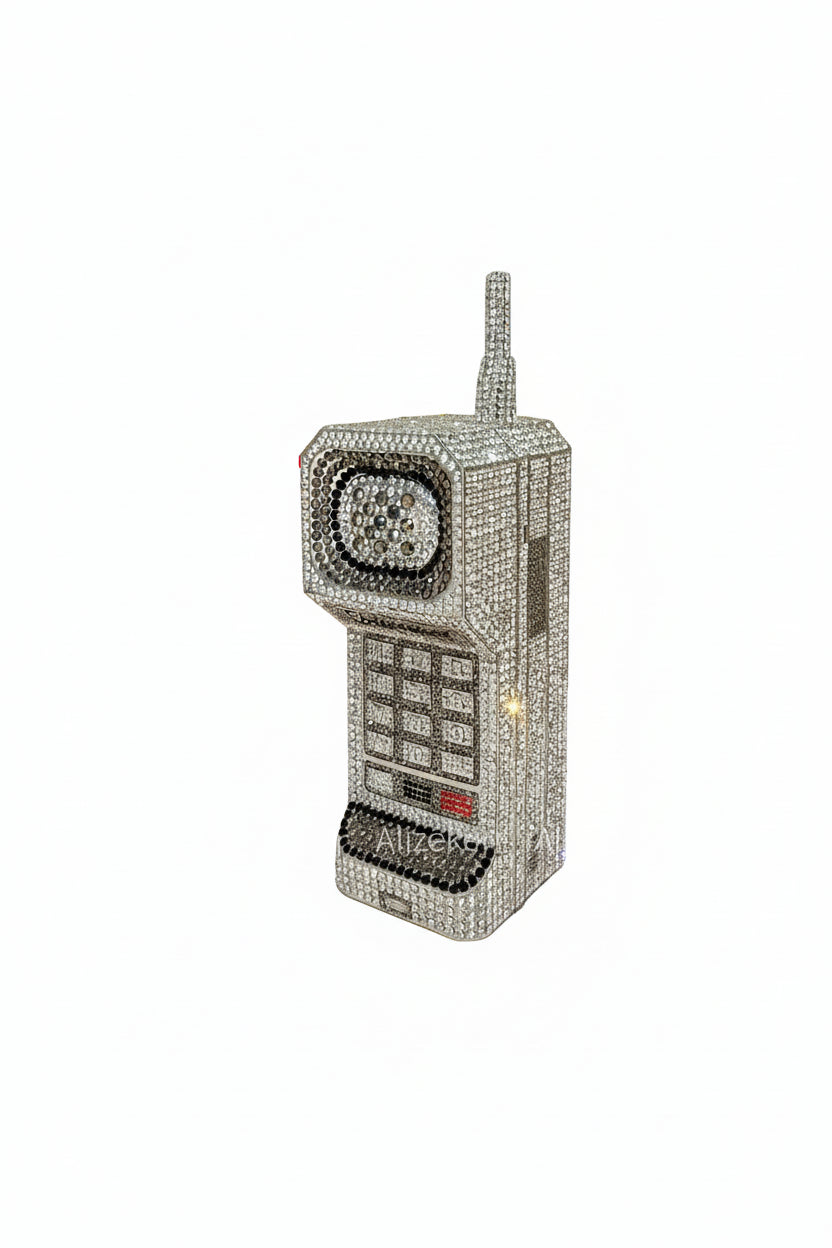 DIAMOND PHONE CLUTCH