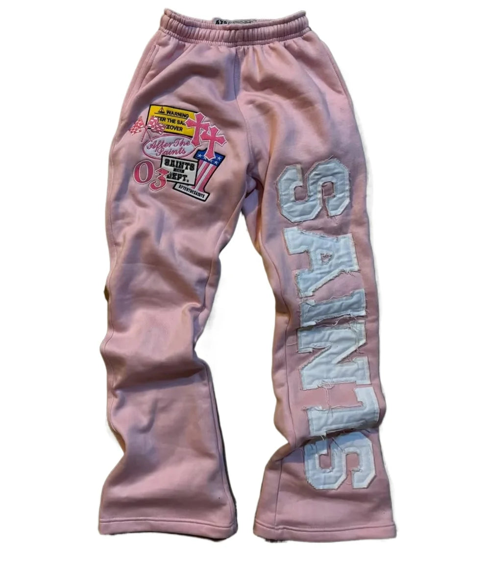 Retro Letter Sweatpants